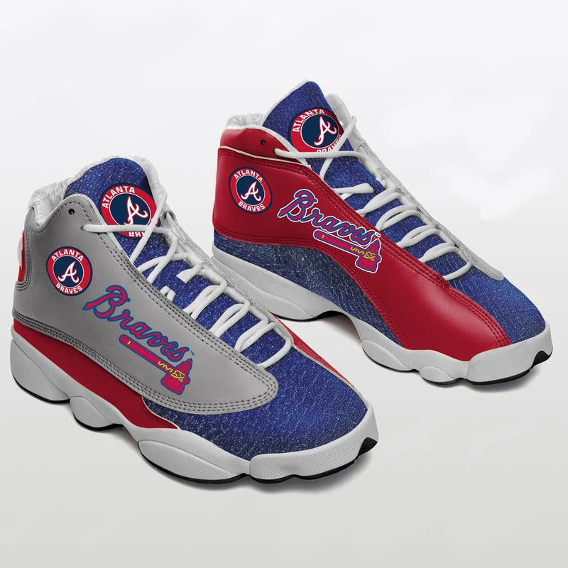 Women's Atlanta Braves Limited Edition AJ13 Sneakers 001